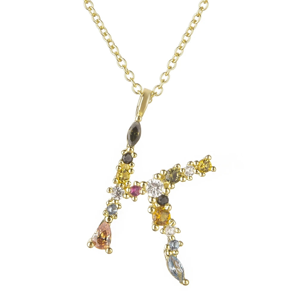 Collier lettre | modèle #LUMAL