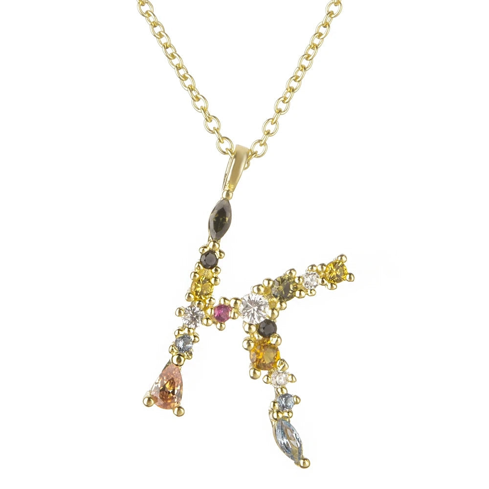 Collier lettre | modèle #LUMAL Colliane