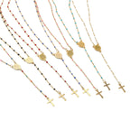 Collier en croix pour femme | modèle #TIYA Ma boutique