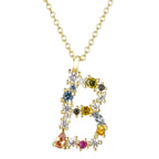 Collier lettre | modèle #LUMAL Colliane