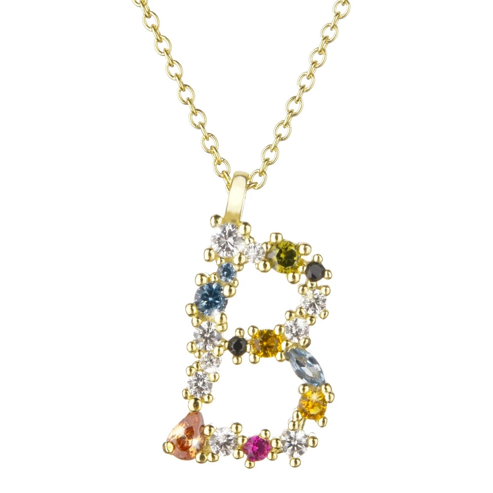 Collier lettre | modèle #LUMAL