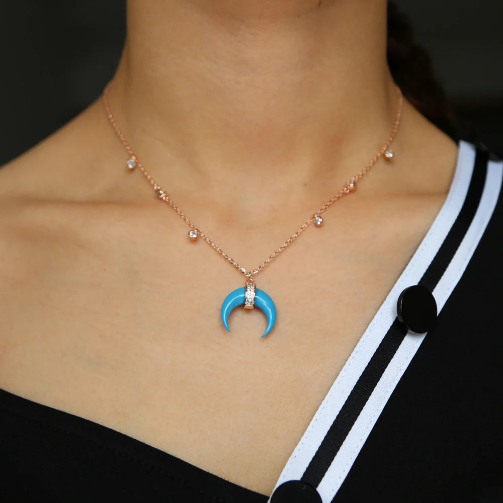 Collier bleu | modèle #TERRA