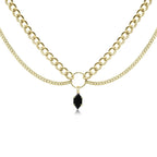 Collier multi rangs | modèle #ABEHA Colliane