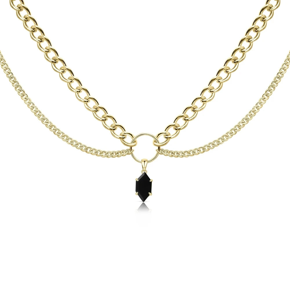 Collier multi rangs | modèle #ABEHA