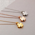 Collier acier inoxydable femme | modèle #TREFLE Ma boutique