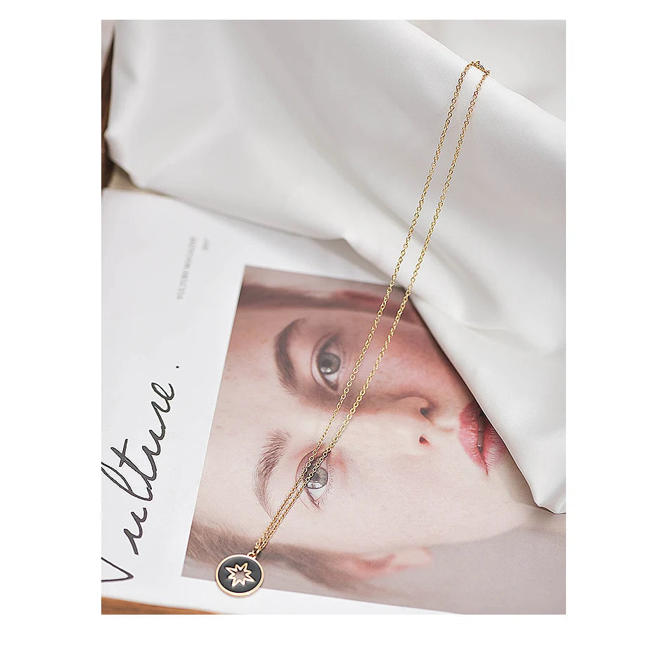 Collier noir | modèle #STAR Ma boutique