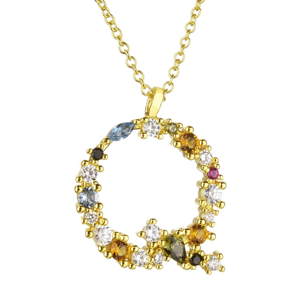 Collier lettre | modèle #LUMAL
