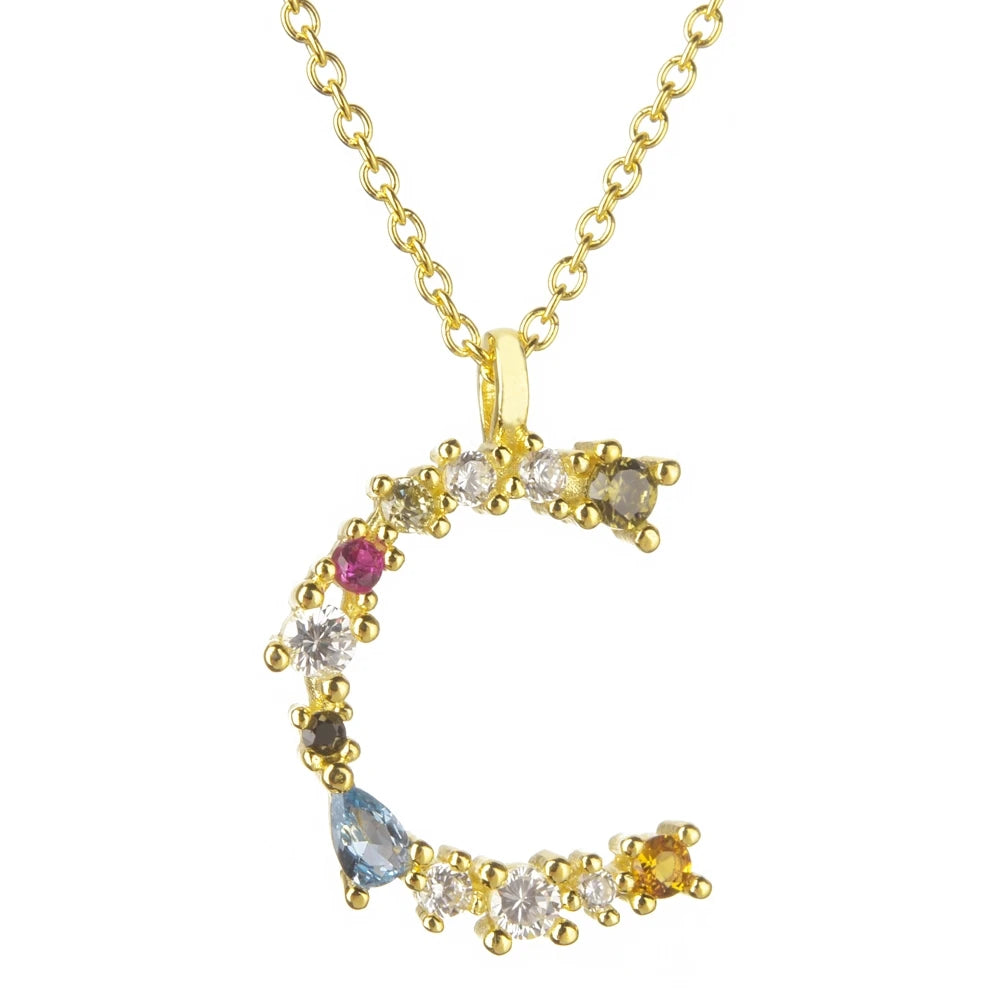 Collier lettre | modèle #LUMAL