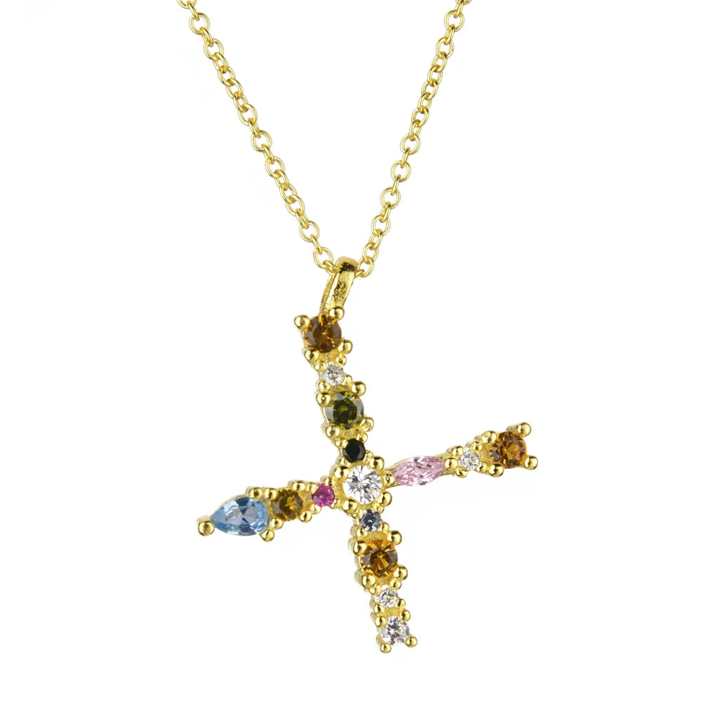 Collier lettre | modèle #LUMAL