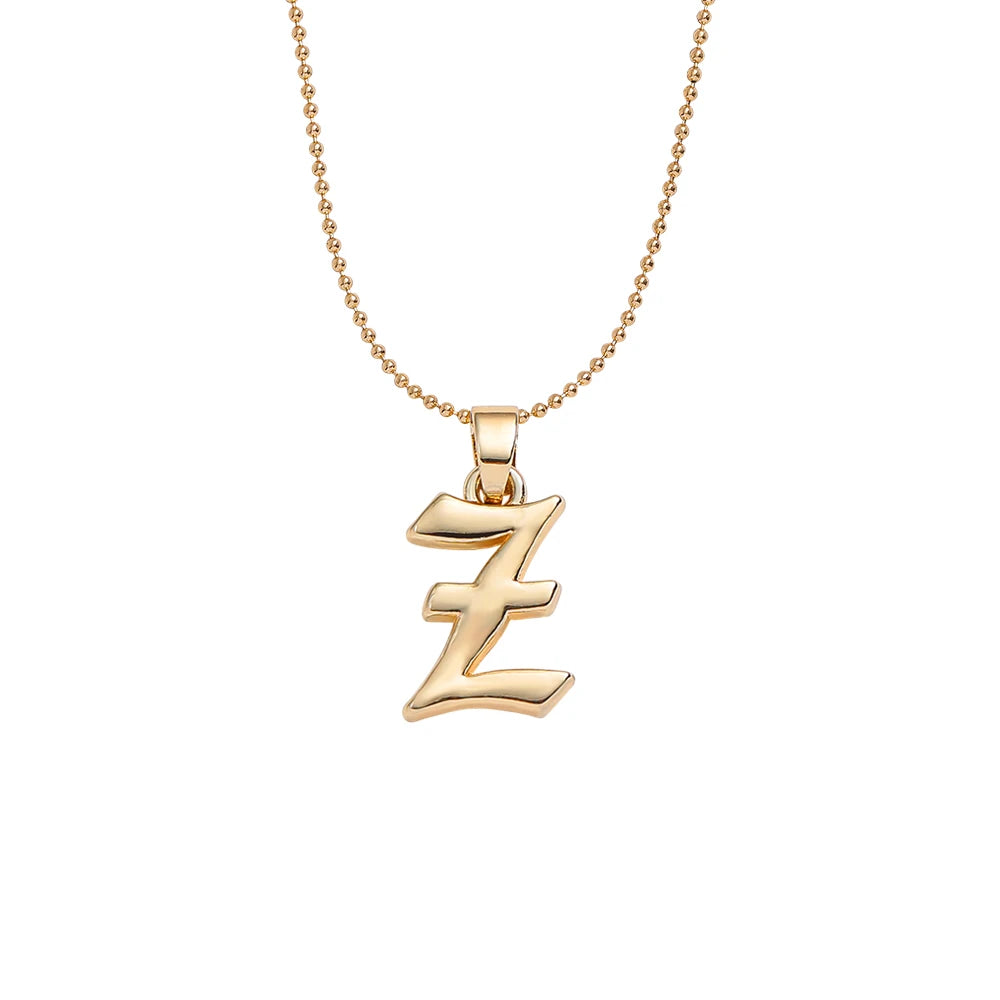 Collier lettre | modèle #GOTHIC