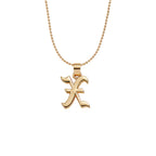 Collier lettre | modèle #GOTHIC Ma boutique