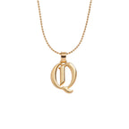 Collier lettre | modèle #GOTHIC Ma boutique