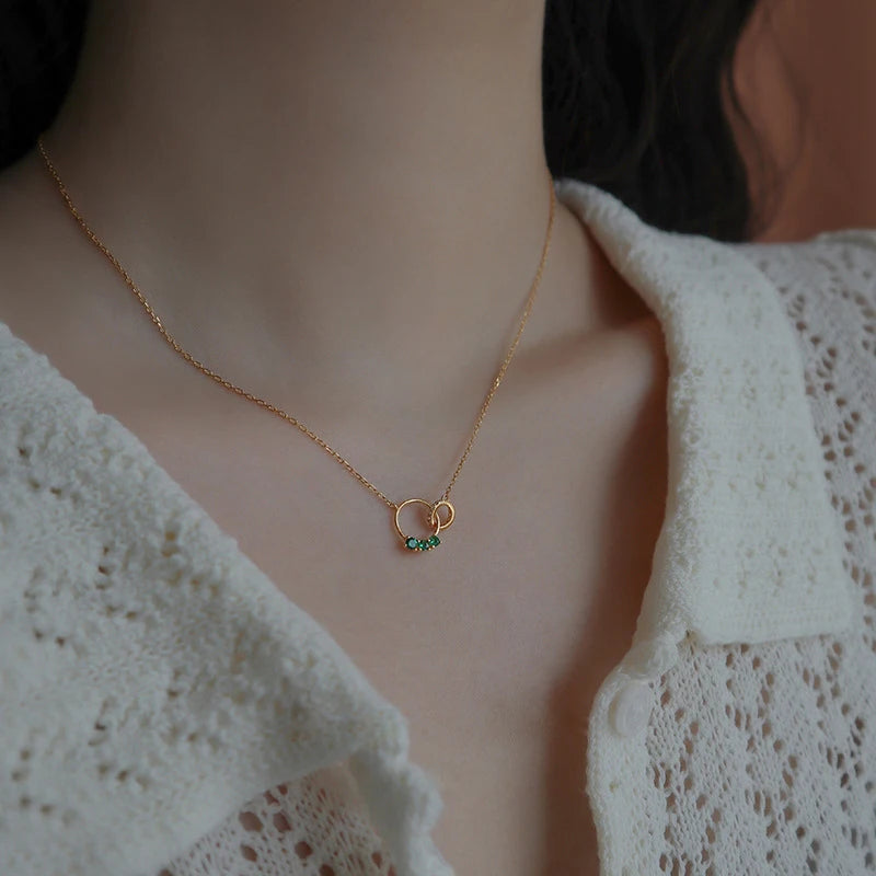 Collier vert | modèle #LOGAN Colliane