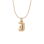 Collier lettre | modèle #GOTHIC Ma boutique