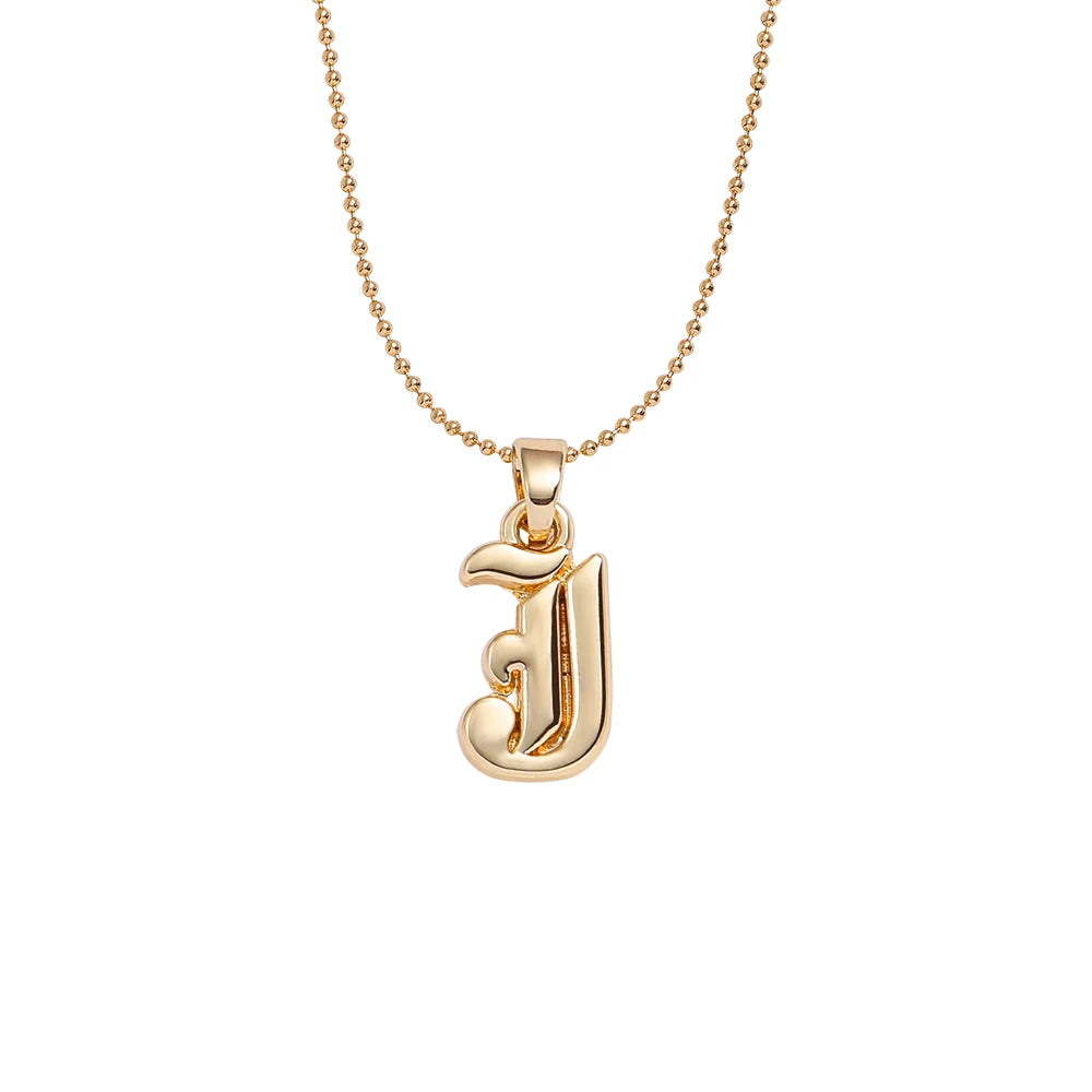 Collier lettre | modèle #GOTHIC