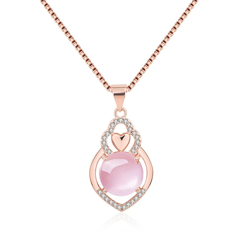 Collier rose | modèle #PINK LOVE