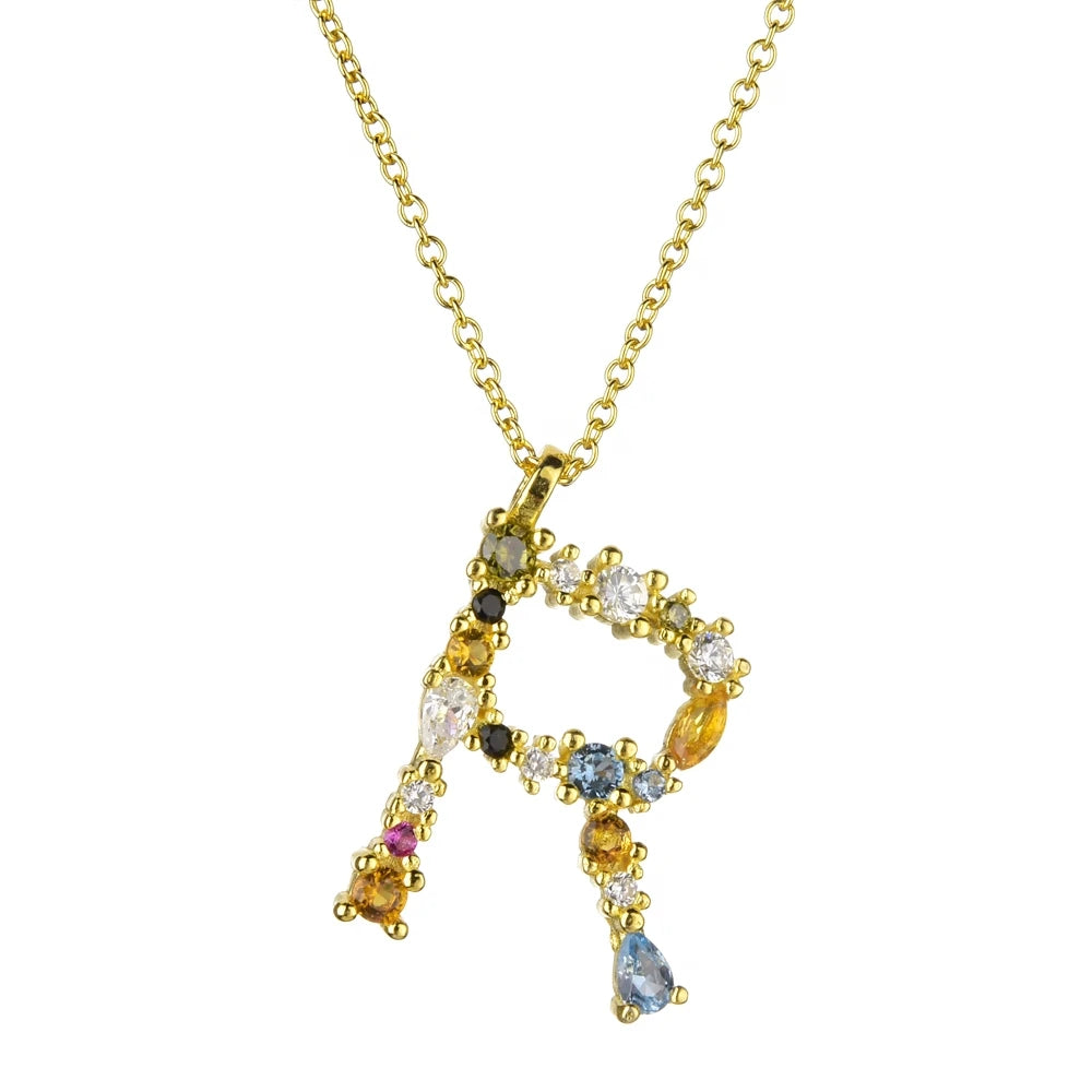 Collier lettre | modèle #LUMAL