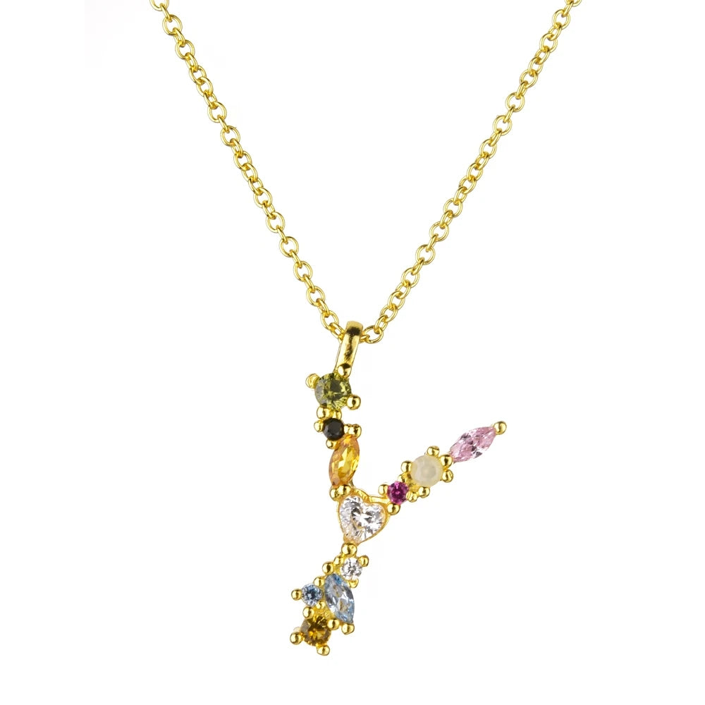 Collier lettre | modèle #LUMAL