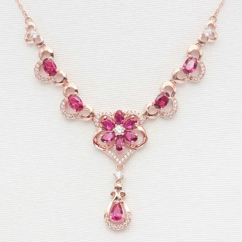 Collier fleur | modèle #JUNA