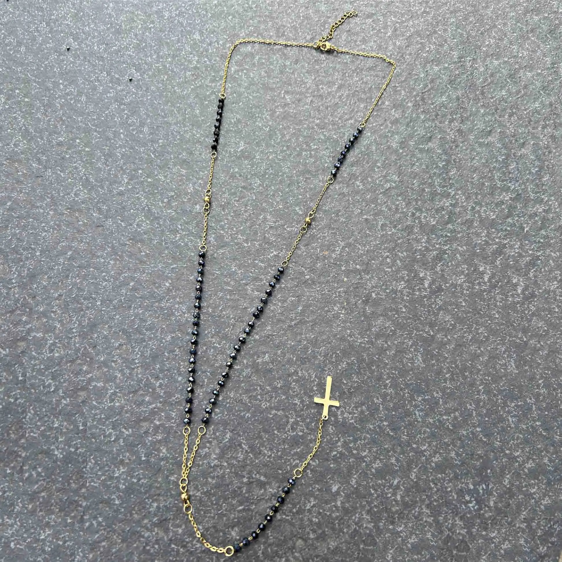 Collier en croix pour femme | modèle #EJENA