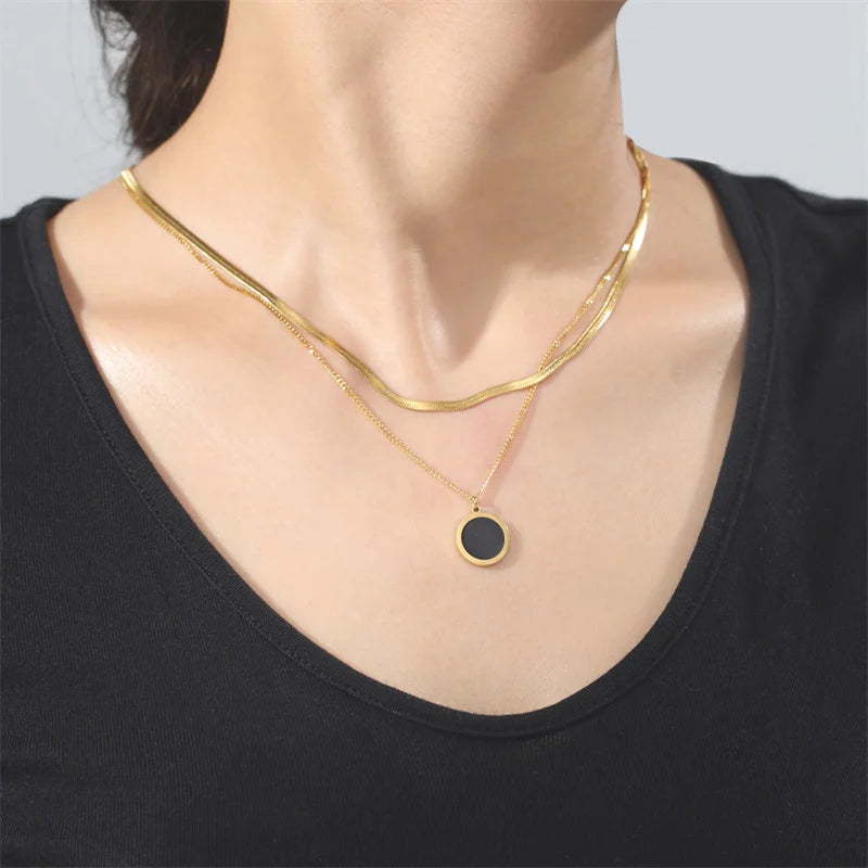 Collier noir | modèle #CERCAH