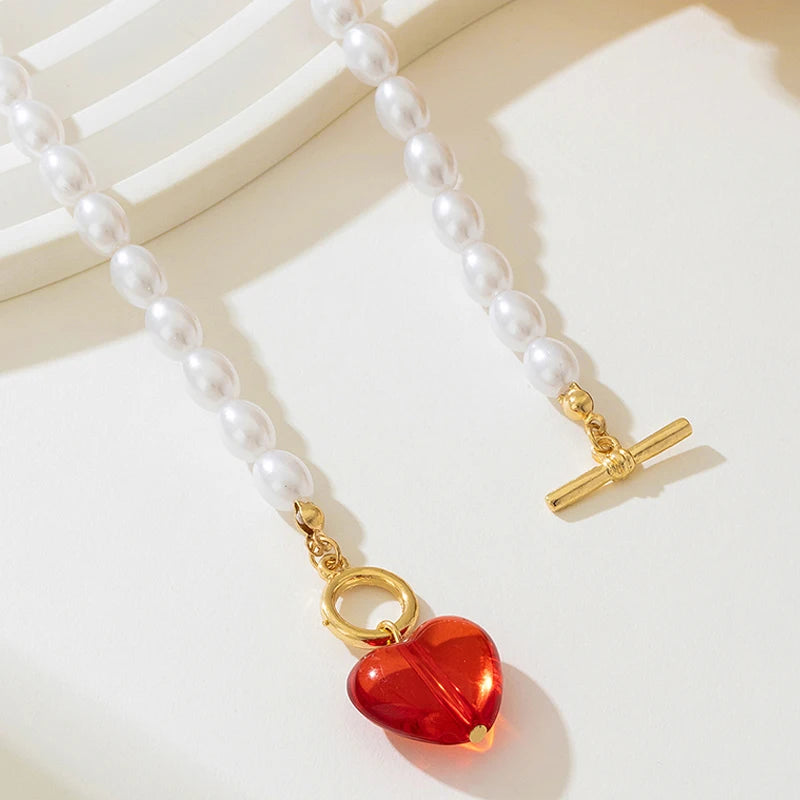 Collier en perle | modèle #HEART