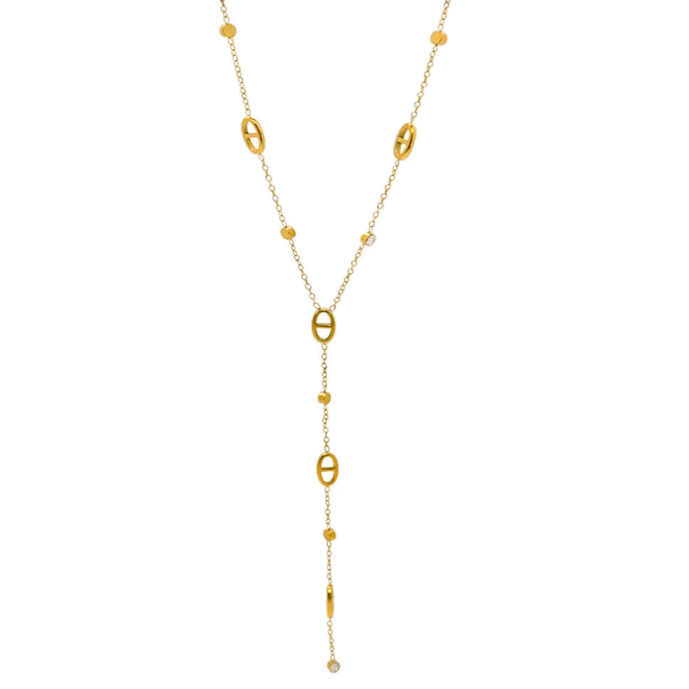 Collier en y | modèle #NEGAMA