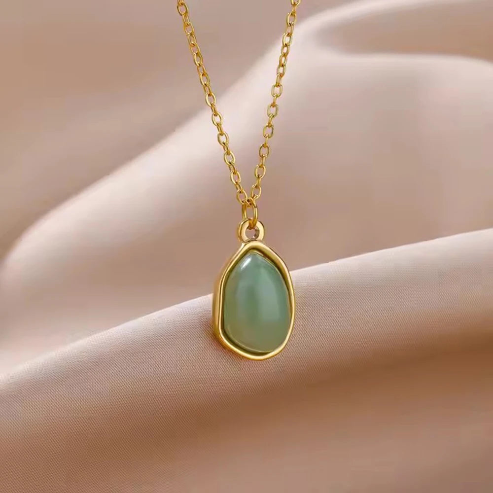 Collier acier inoxydable pour femme | modèle #STONE Ma boutique