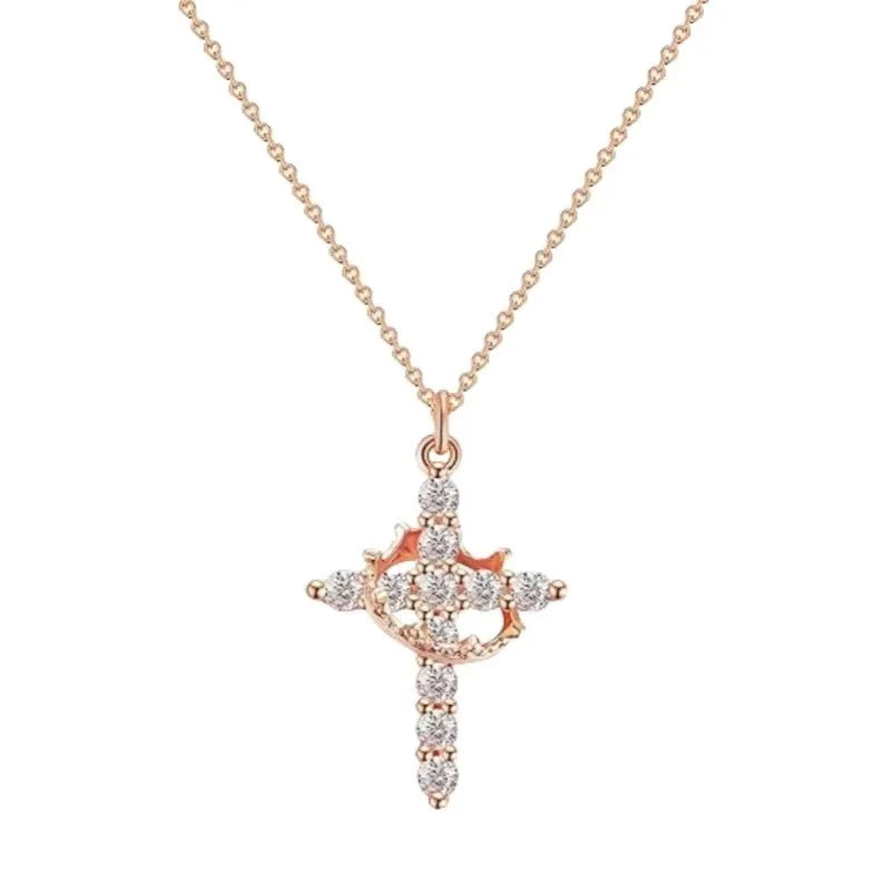 Collier croix femme | modèle #AJAI