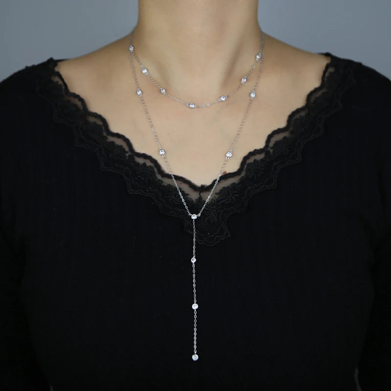 Collier en y | modèle #SNIARA Colliane