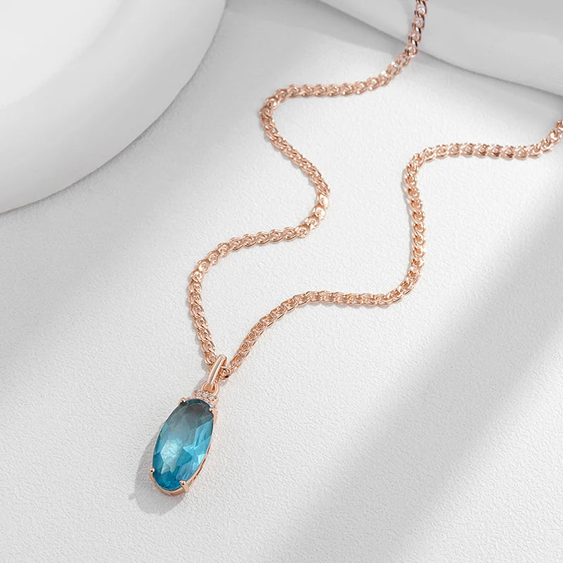 Collier bleu | modèle #DROP