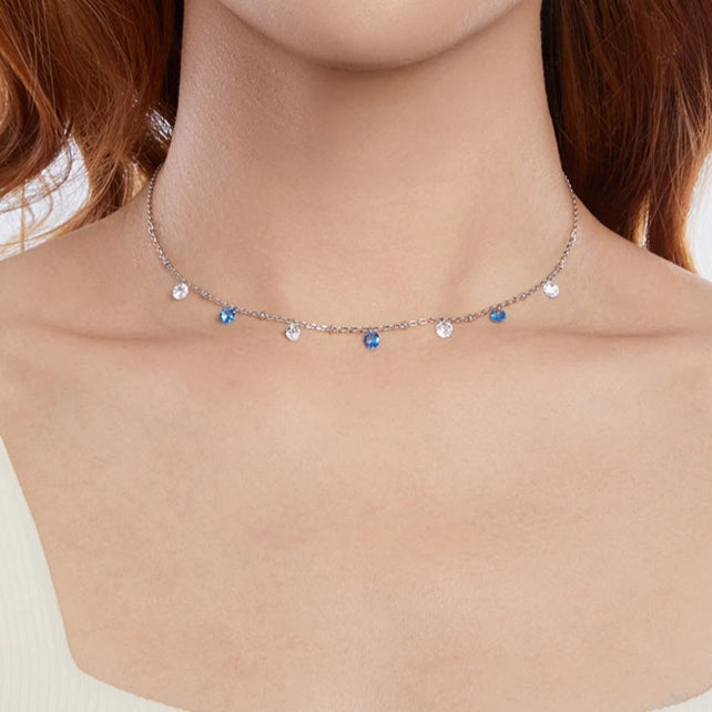 Collier bleu | modèle #ADVANCE