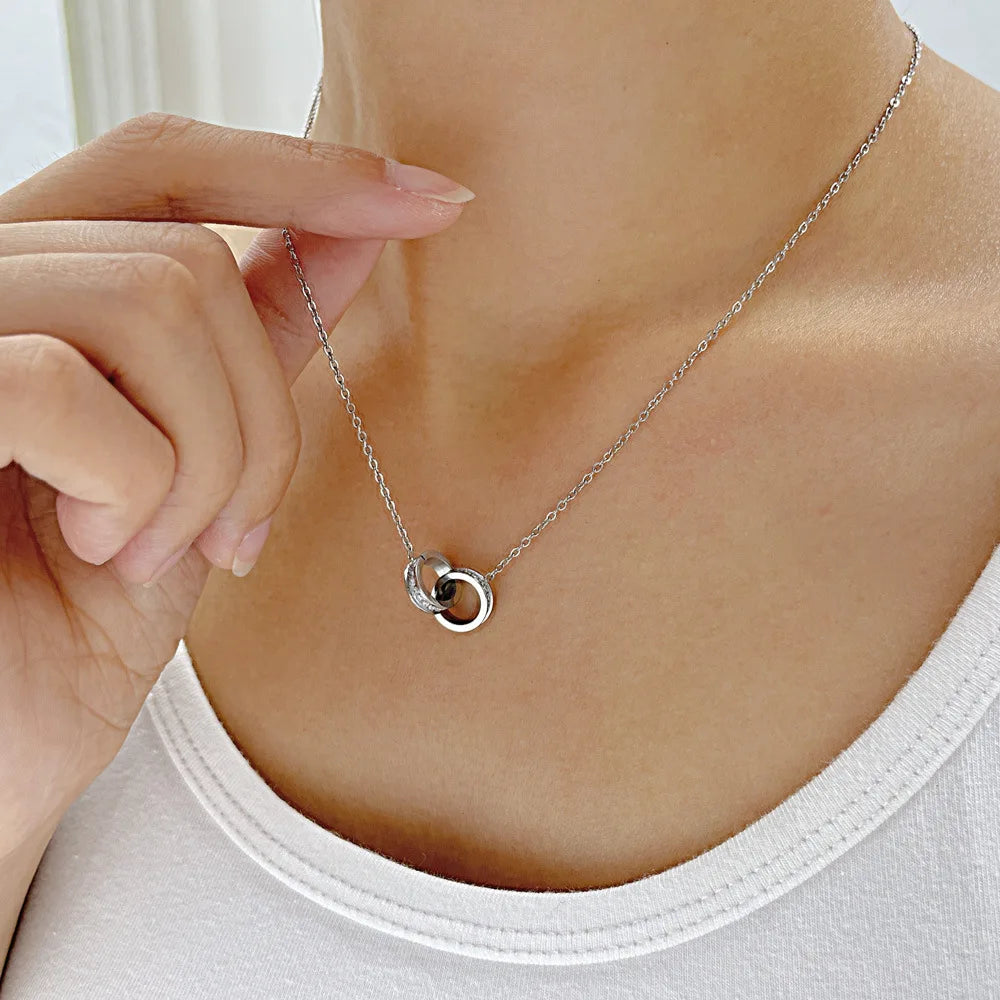 Collier acier inoxydable femme | modèle #TOGETHER