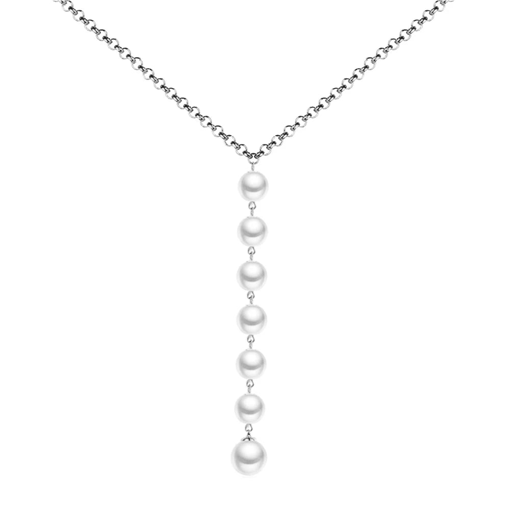Collier blanc | modèle #VEENAL Colliane