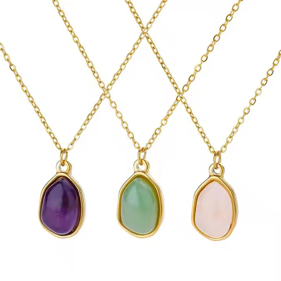 Collier acier inoxydable pour femme | modèle #STONE Ma boutique
