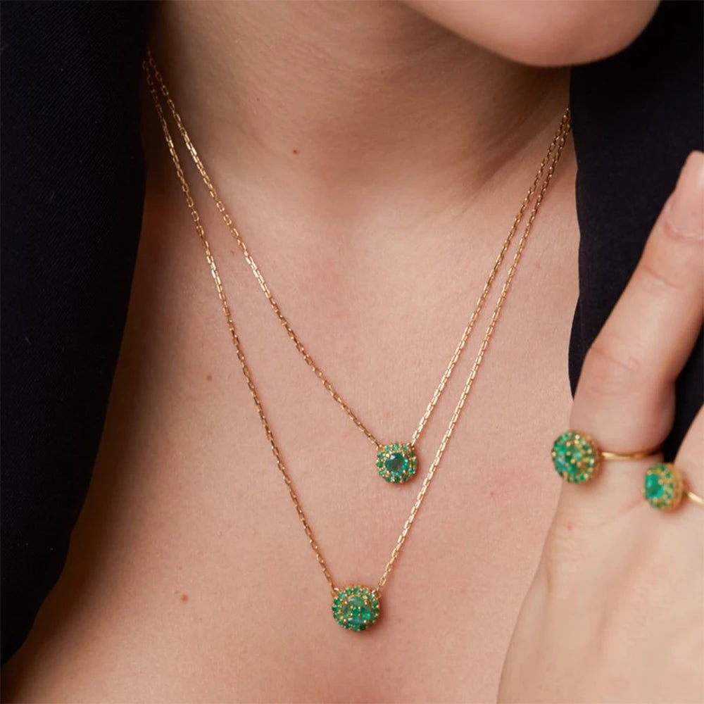 Collier vert | modèle #ESMARA Colliane