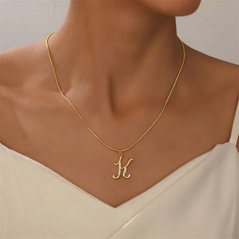 Collier lettre | modèle #SNEEK