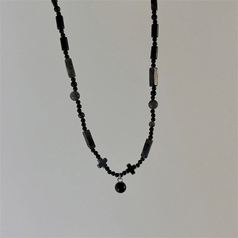 Collier noir | modèle #TCHANA