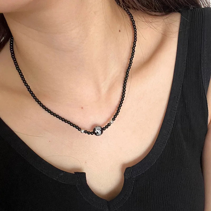 Collier noir | modèle #TCHANA