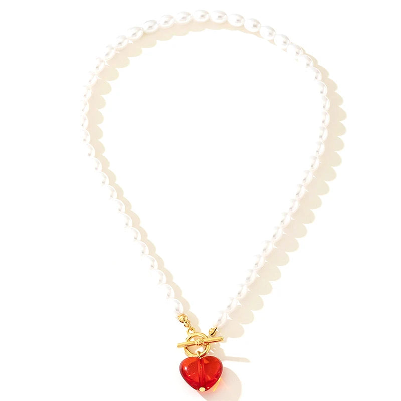 Collier en perle | modèle #HEART