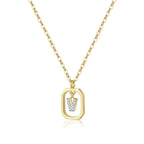 Collier lettre | modèle #QUADA Ma boutique