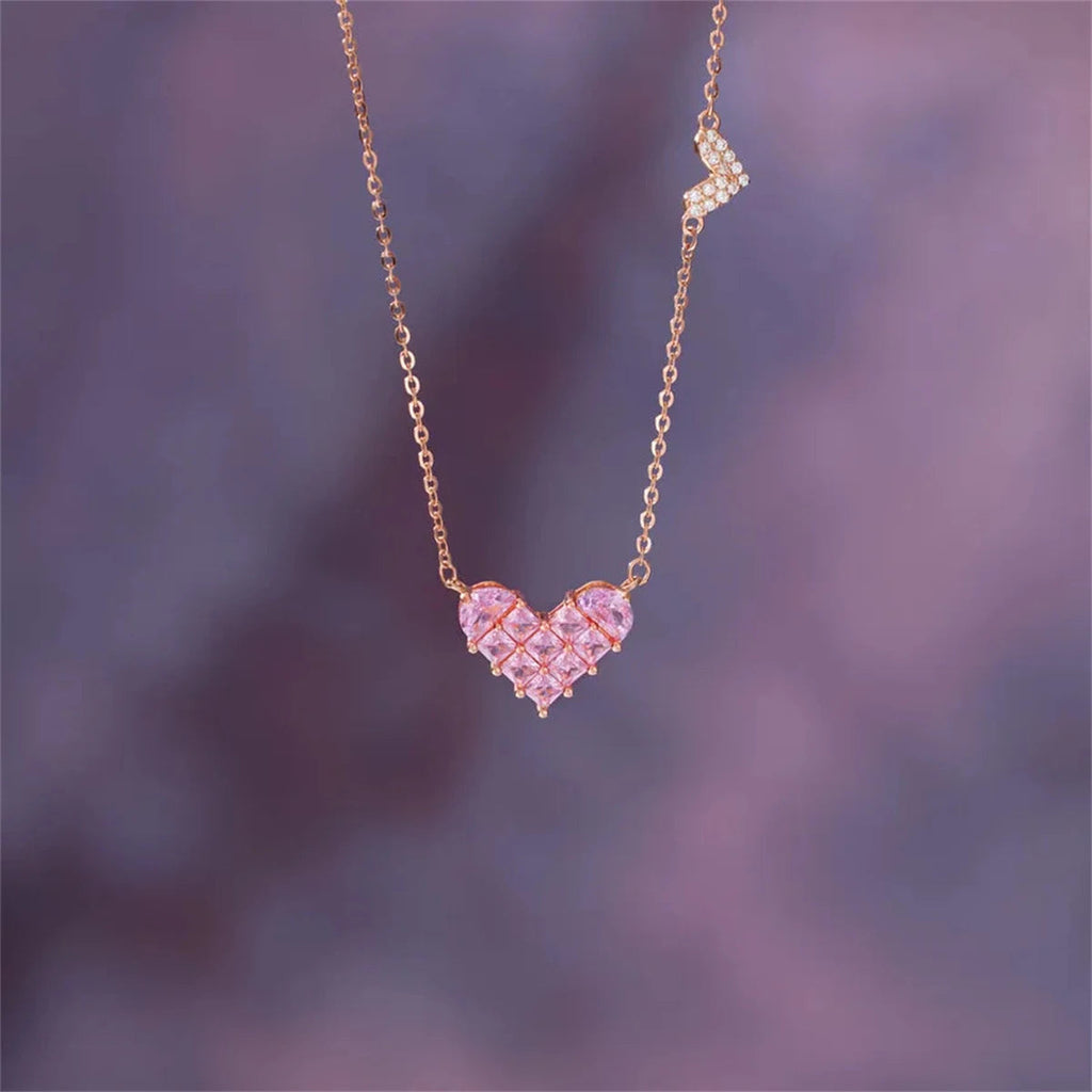 Collier cœur | modèle #ROSE Ma boutique