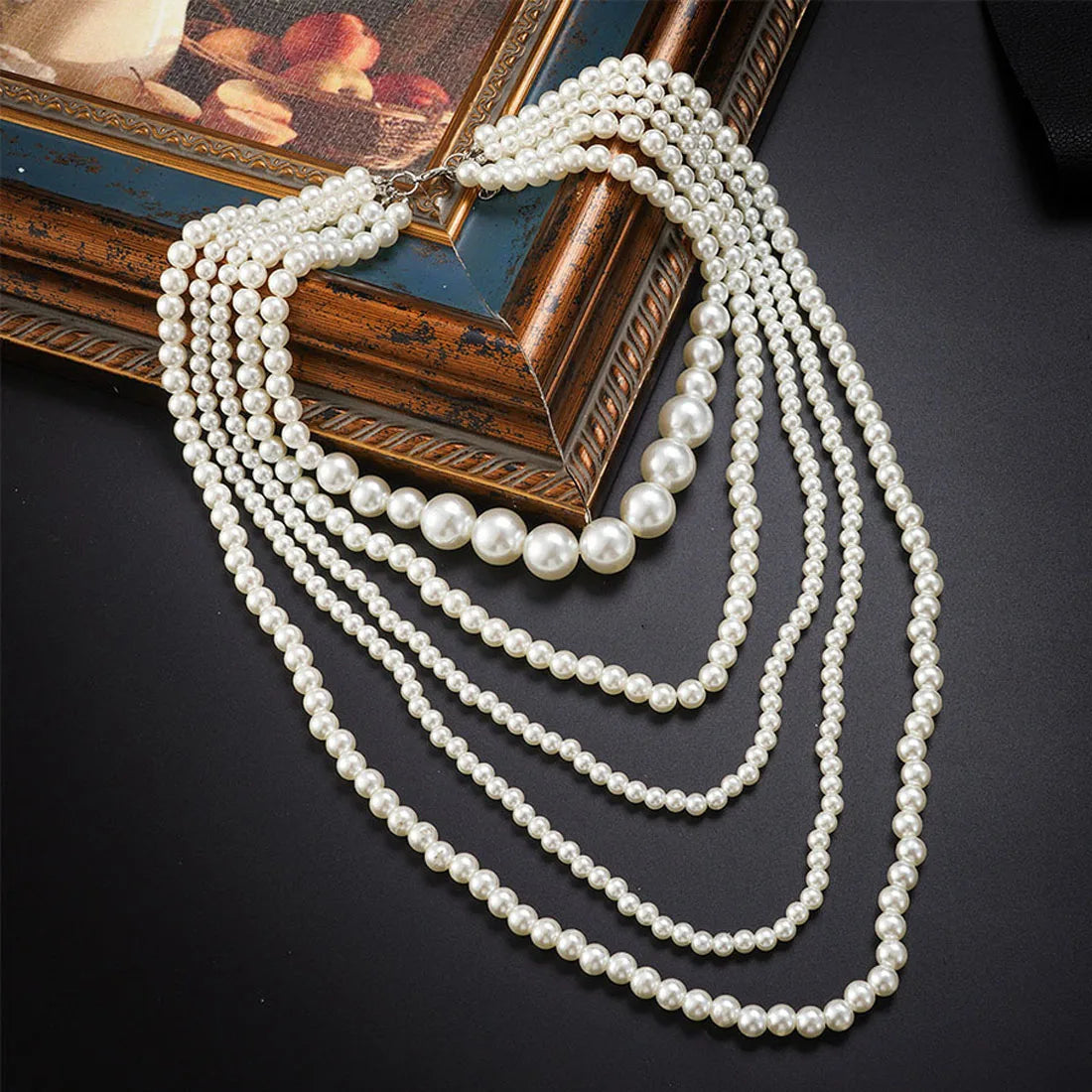 Collier multi rangs | modèle #WAYNEE