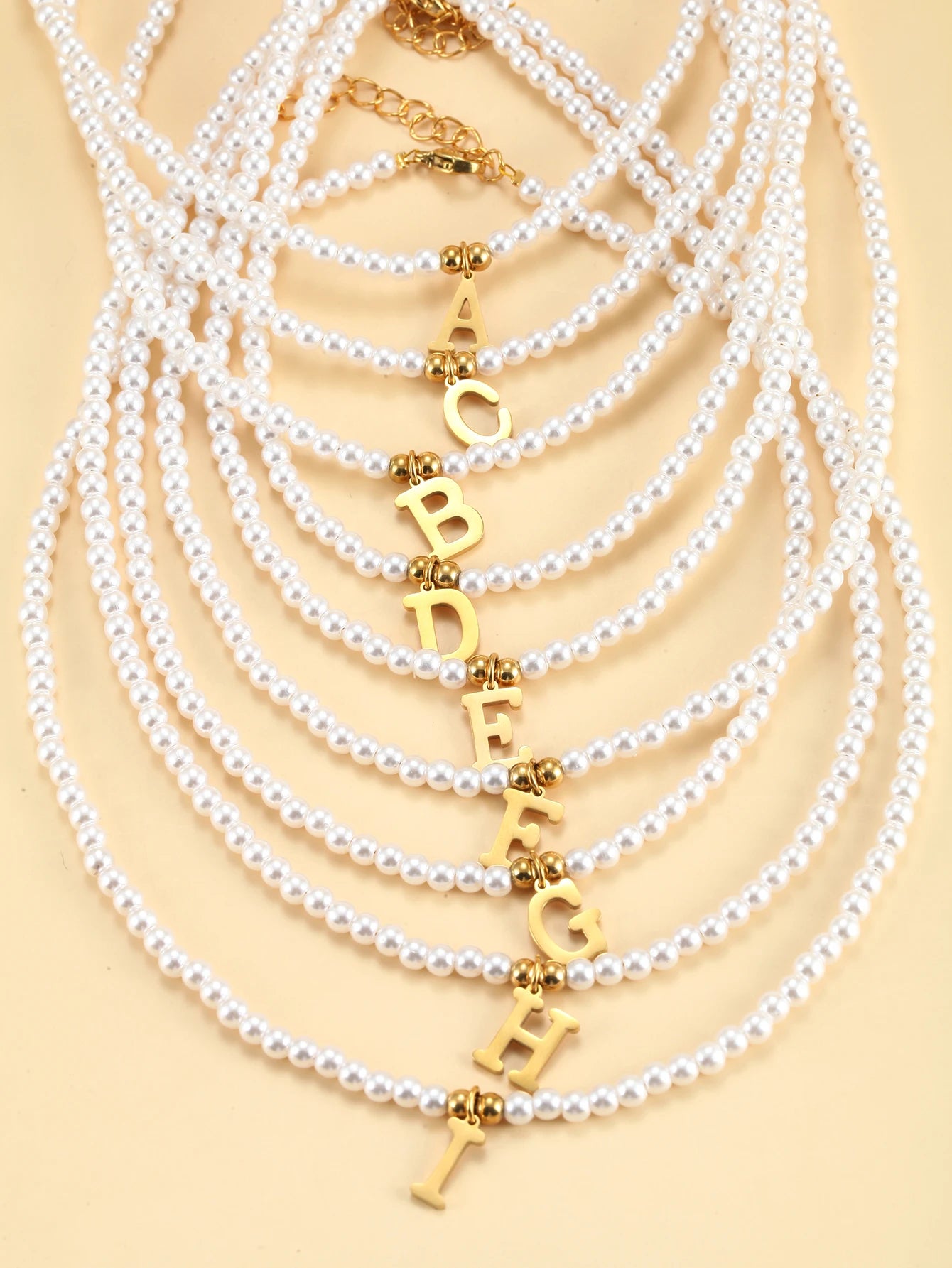 Collier lettre | modèle #EPIRLY