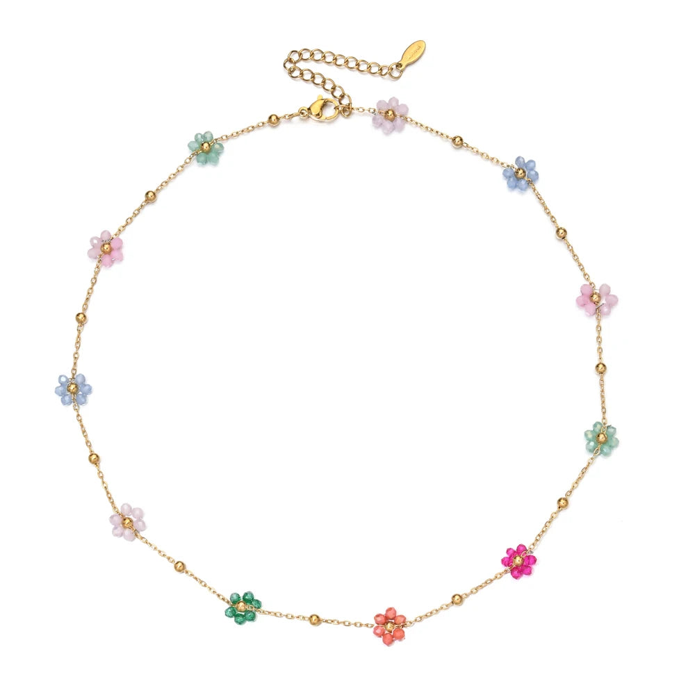 Collier fleur | modèle #ROUNA Ma boutique