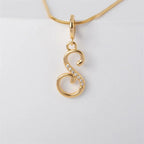Collier lettre | modèle #SNEEK Ma boutique