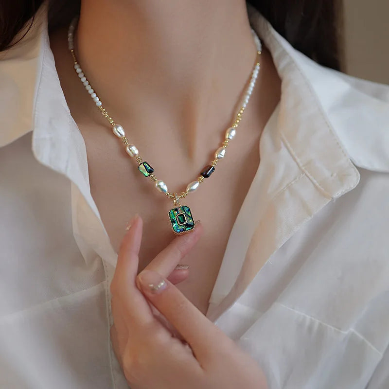 Collier vert | modèle #FUSHEEN Ma boutique