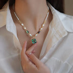 Collier vert | modèle #FUSHEEN Ma boutique