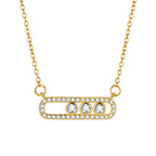 Collier fin femme avec une finission très élégante et de couleur dorée