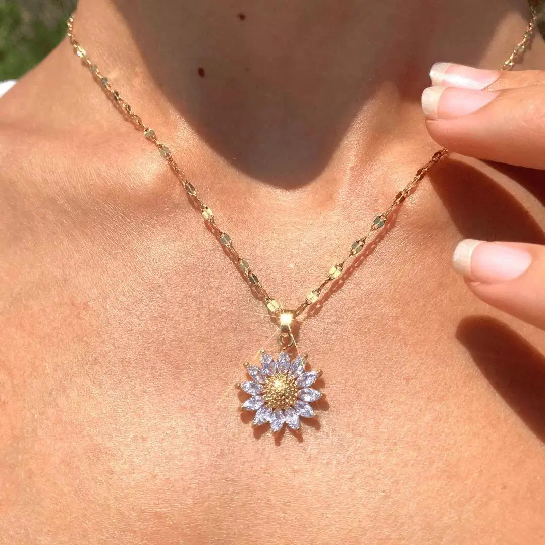 Collier fleur | modèle #DAWN Colliane